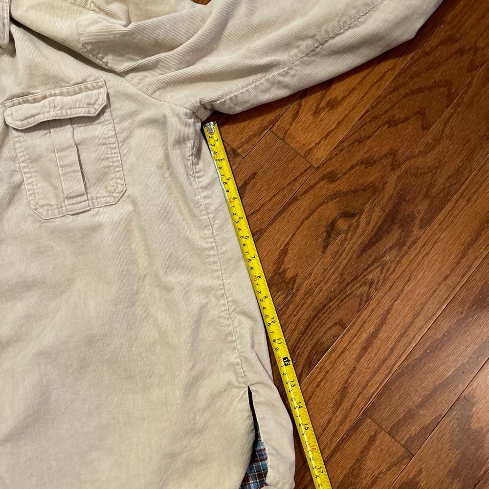 Reversible Shacket Size Large Corduroy And Plaid - image 7